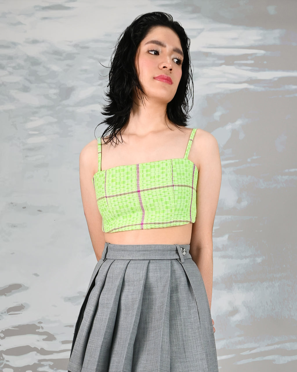 Bustier Light Lime Green